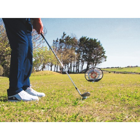 Filet d?entrainement de golf chipping (ø 52 x P 53 x H 43 cm) avec 2 cibles et housse de transport
