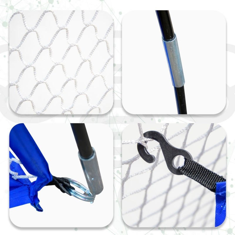 Filet d?entrainement de golf pleins coups (L 305 x H 205 x P 160 cm) avec cible 3 trous et housse de transport