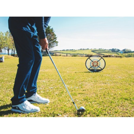 Filet d?entrainement de golf chipping (ø 60 x P 54 x H 55 cm) avec 2 cibles et housse de transport
