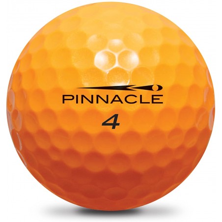 50 Balles de Golf Pinnacle Orange