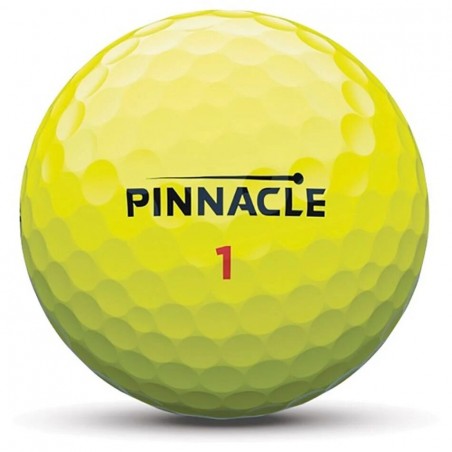 50 Balles de Golf Pinnacle Jaune