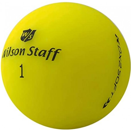 50 Balles de Golf Wilson Staff Jaune