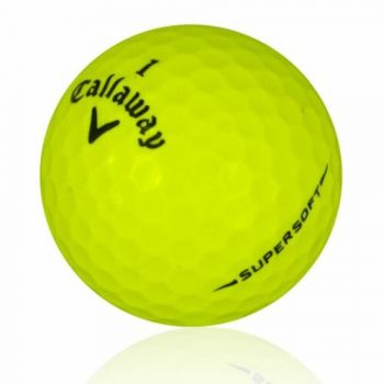 50 Balles de Golf Callaway Supersoft Jaune