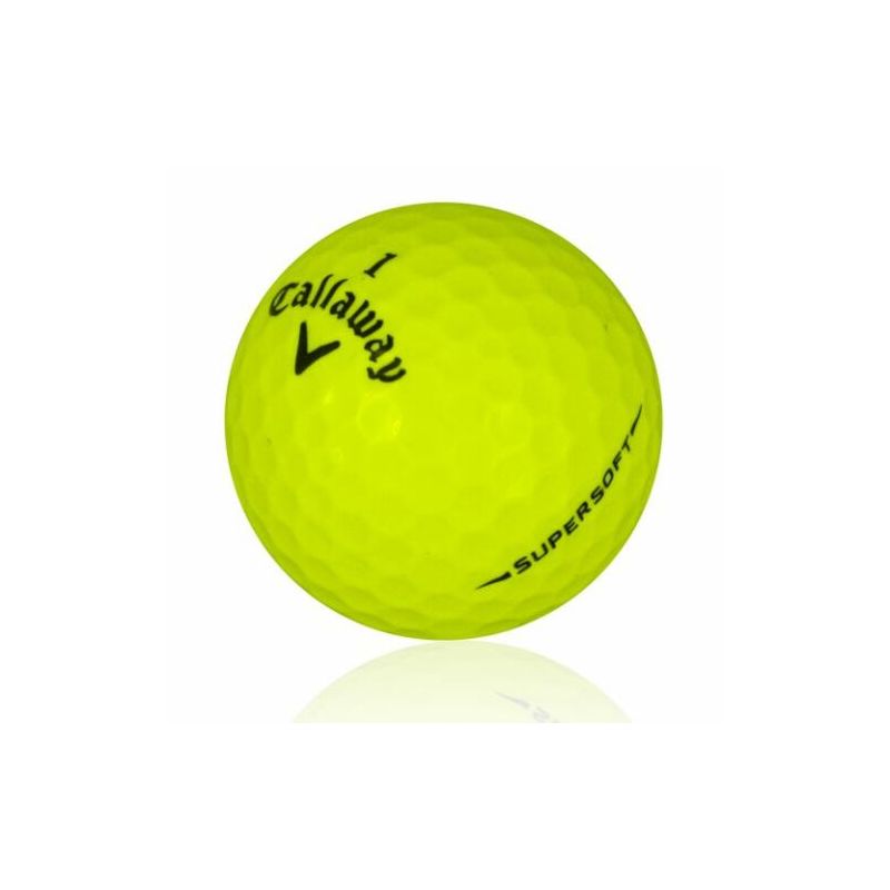 50 Balles de Golf Callaway Supersoft Jaune