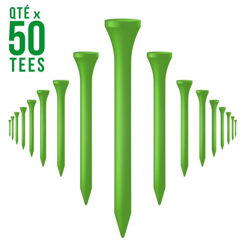 PRIDE GOLF TEES - TEES 3 1/2 VERT