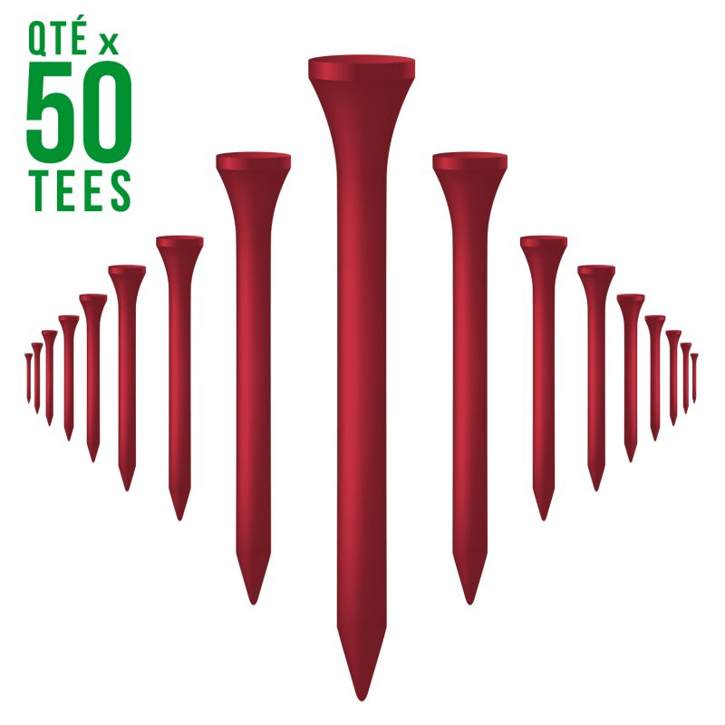 GOLFTEES.COM - TEES 2 3/4 RED
