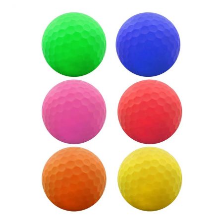 50 Balles de Golf Neuves Mix Couleur Mat
