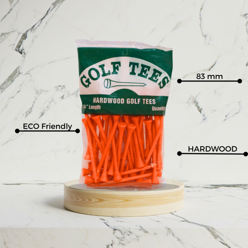 PRIDE GOLF TEES - TEES 3 1/2 ORANGE