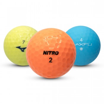 50 balles de golf couleur mix