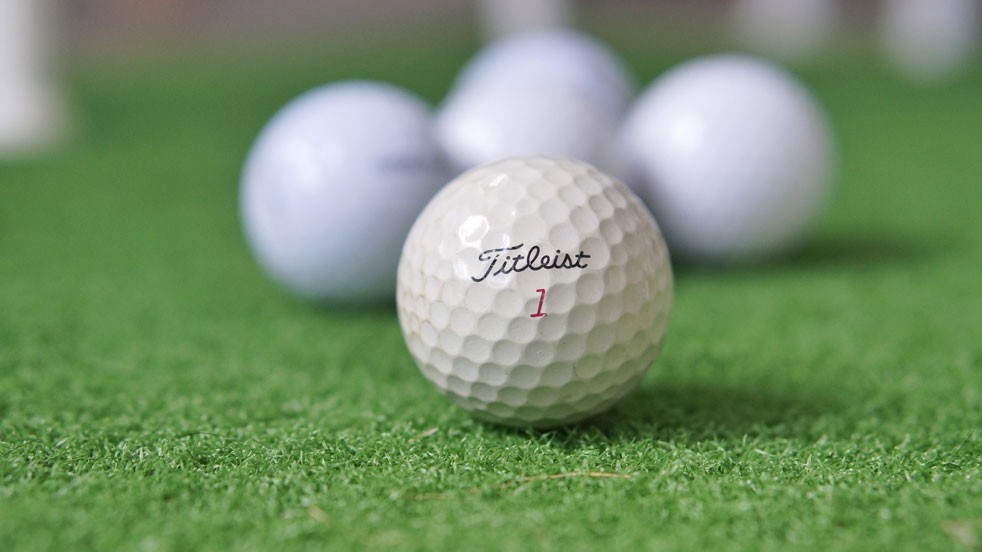 Balles de golf recyclées